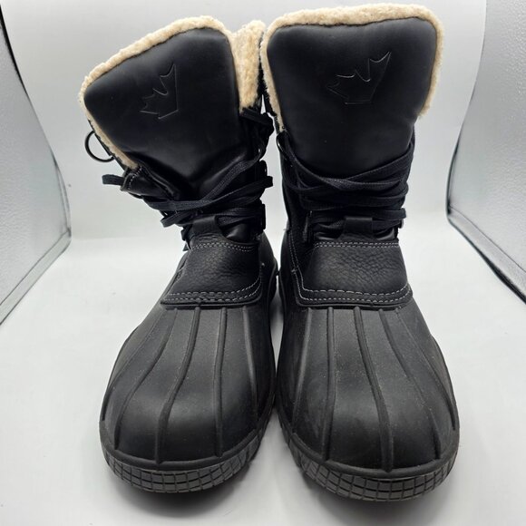 Baffin Yellowknife Mens Size 11 Black Boots Outdoors Winter Casual Comfort - Picture 2 of 13